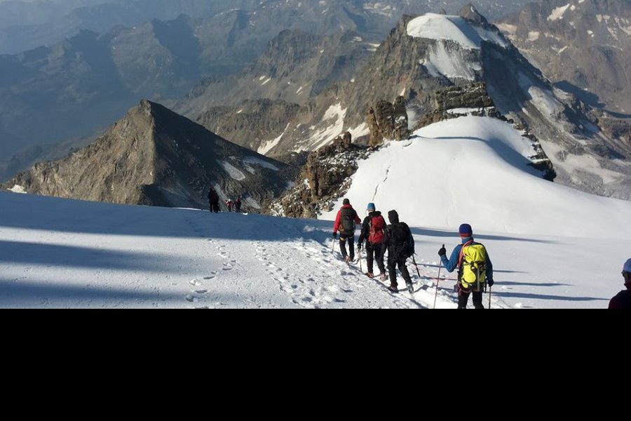 łatwy trekking w Alpach